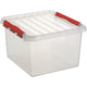 Boîte de ligne Q 26l rouge transparent