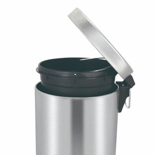Eko Pedal Bin 12L Classic Mat en acier inoxydable