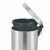 Eko Pedal Bin 12L Classic Mat en acier inoxydable