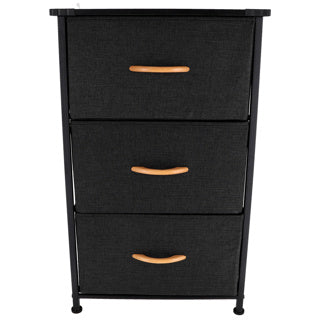 Armoire avec 3 tiroirs pliants et cadre en fer 45x30x73