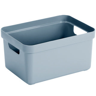 Sigma home boîte de rangement 5l bleu 252x175x122mm | 3 pièces