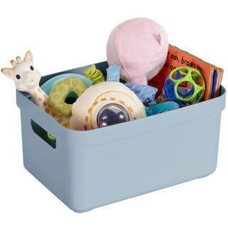 Sigma home boîte de rangement 5l bleu 252x175x122mm | 3 pièces