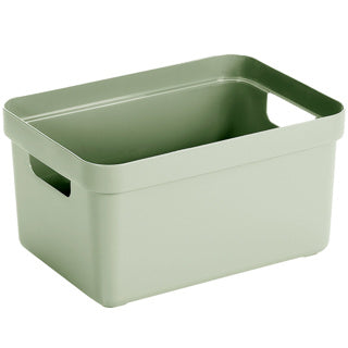 Sigma home boîte de rangement 5l vert 252x175x122mm | 3 pièces