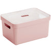 Sigma home boîte de rangement 5l rose 252x175x122mm | 3 pièces