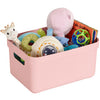 Sigma home boîte de rangement 5l rose 252x175x122mm | 3 pièces