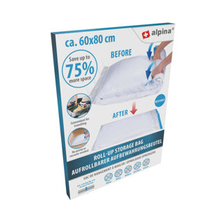 No brand sac de rangement enroulable 60x80cm | 12 pièces