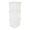 Iris Storage Bin 30L Ensemble de 3 avec couvercle