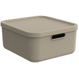 Rotho Rotho Albula Decoration Storage Box 20L Cappuccino