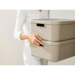 Rotho Rotho Albula Decoration Storage Box 20L Cappuccino