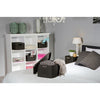 Curver Curver Rangement Box Style avec couvercle M 18 L Couleurs en argent métallique