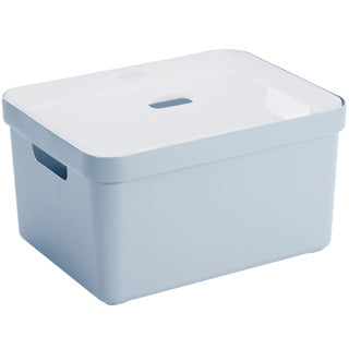 Sigma home boîte de rangement 32l bleu 445x345x243mm | 2 pièces