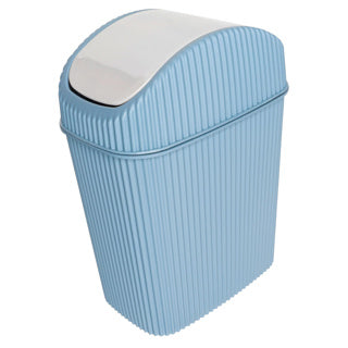 Table gaspillage bin althie avec ondulation allumée 2,5 litres bleu