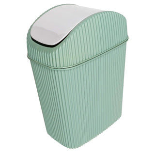Table déchet bac althie avec couverture ondulée 2,5 litres verte