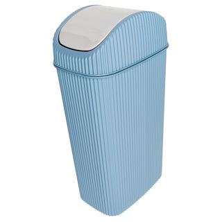 Table déchet bin ALTHIE avec couverture ondulée 4 litres bleu
