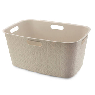 Panier à linge Curver Softex 45L Chalk White