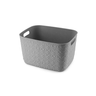 Panier de rangement Curver Softex Grand Taupe 19L