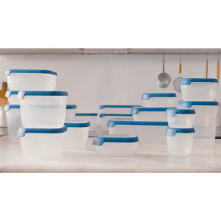 Curver Curver Grand Chef Vershoudbak Rectangle 2.4L Bleu foncé transparent