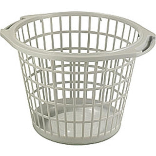 Basket à laverie Basic 48 cm Gray rond
