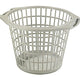 Basket à laverie Basic 48 cm Gray rond