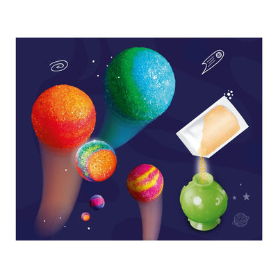 Planètes rebondissantes Cosmos - kit d'expérimentation - fabriquez vos propres balles rebondissantes en forme de planète - créez Mars, Jupiter, Vénus et Saturne - jouets vocaux - à partir de 8 ans