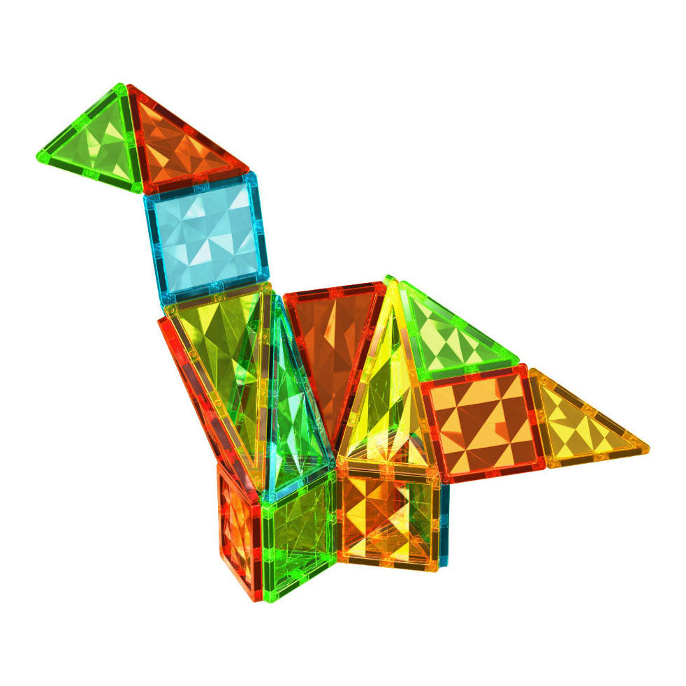 Jeu de fusées de pierres précieuses de carreaux magnétiques Geomag - 32 pcs.