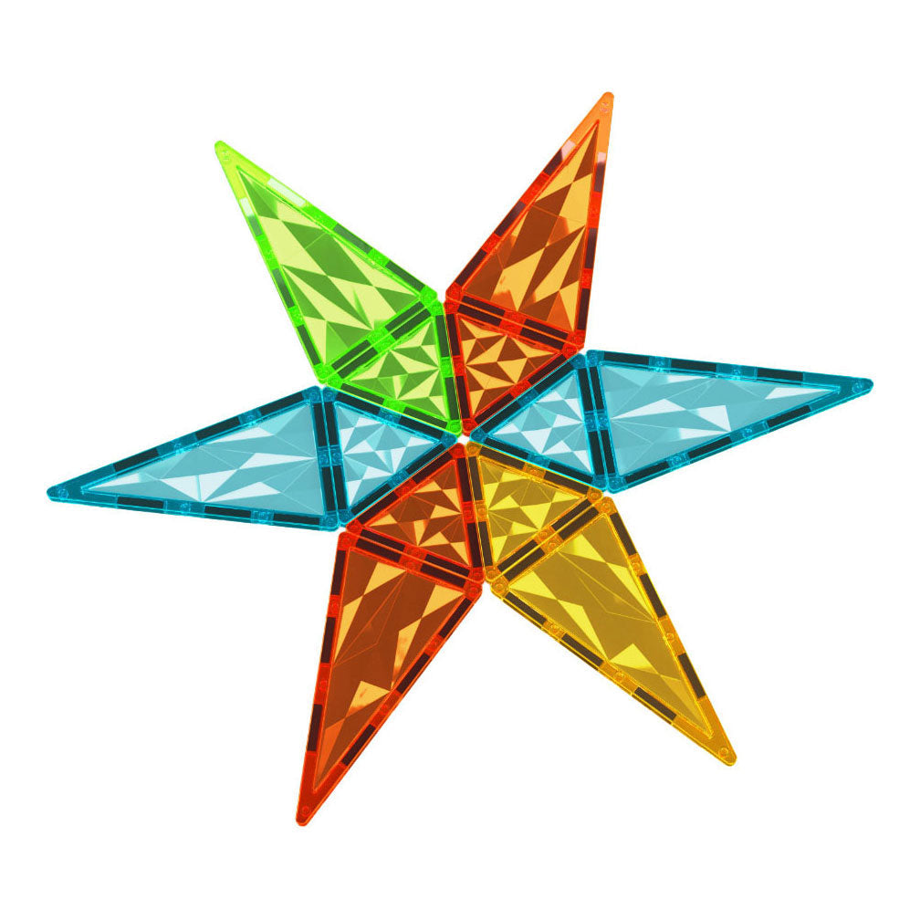 Jeu de fusées de pierres précieuses de carreaux magnétiques Geomag - 32 pcs.
