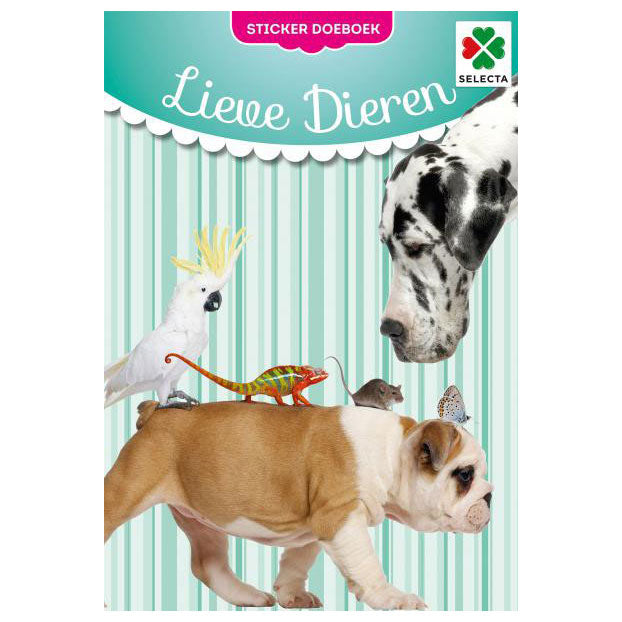 Cher autocollant animal Doeboek