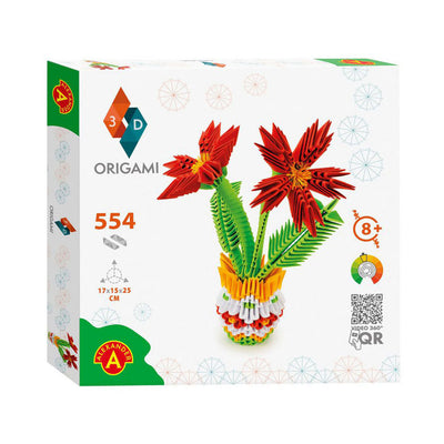 SELECTA ORIGAMI 3D VASE FLOWN, 554DLG.