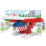 Biobuddi Construction Set Rescue Helicopter - afbeelding 3
