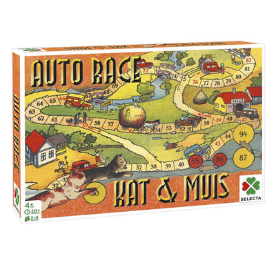 SELECTA Board Game Games à partir de là - Auto Race Kat Mouse