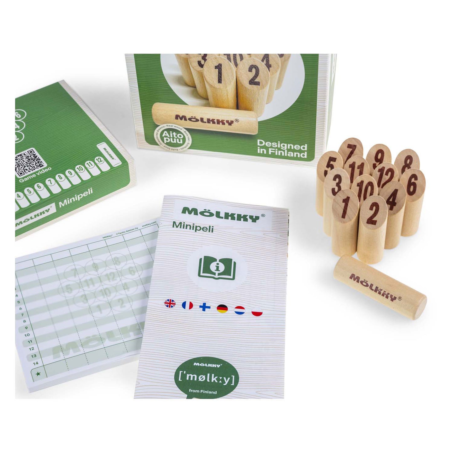 Selecta Molkky Mini Game Throwing Game Game