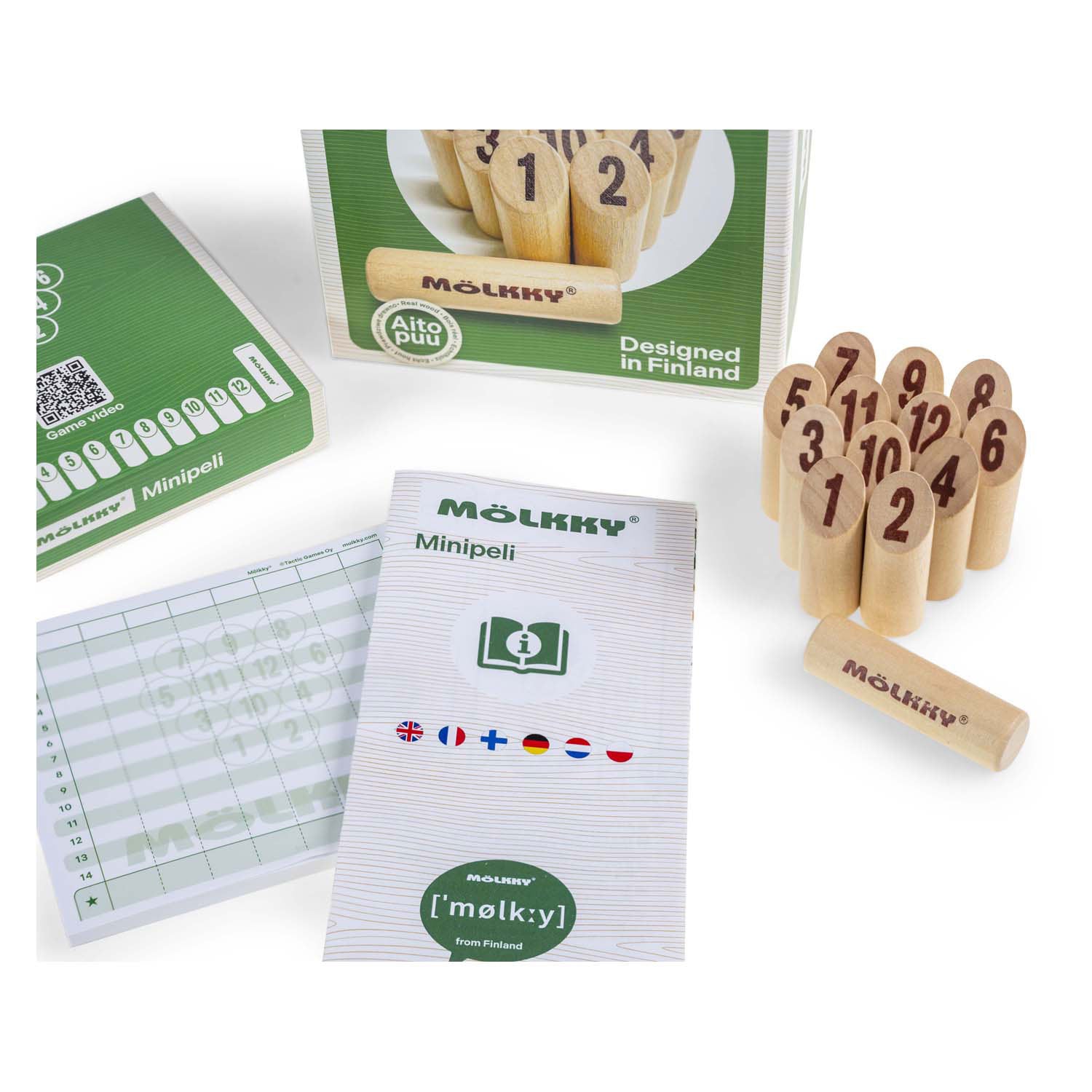 Selecta Molkky Mini Game Throwing Game Game