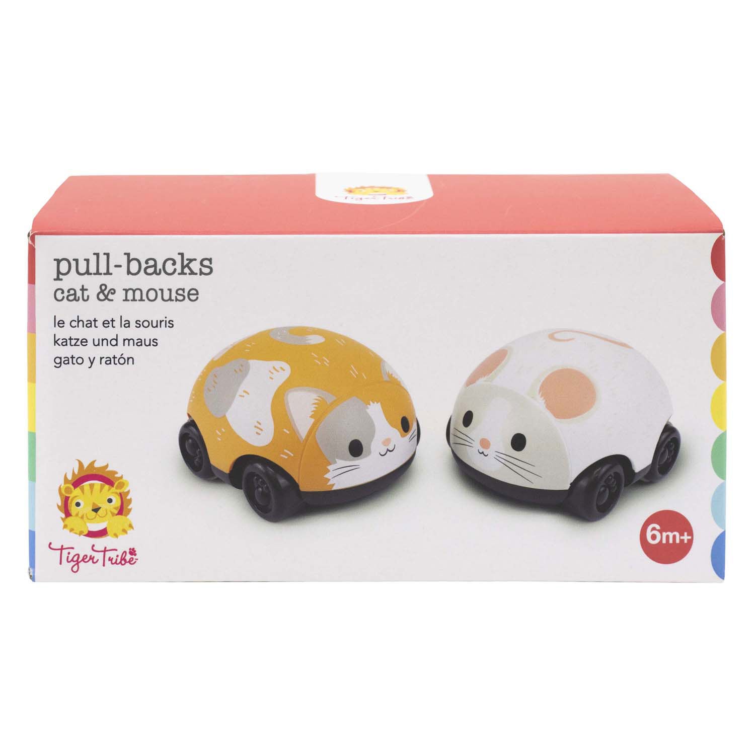 Selecta Pull-Back Vehicles - Cat and Mouse