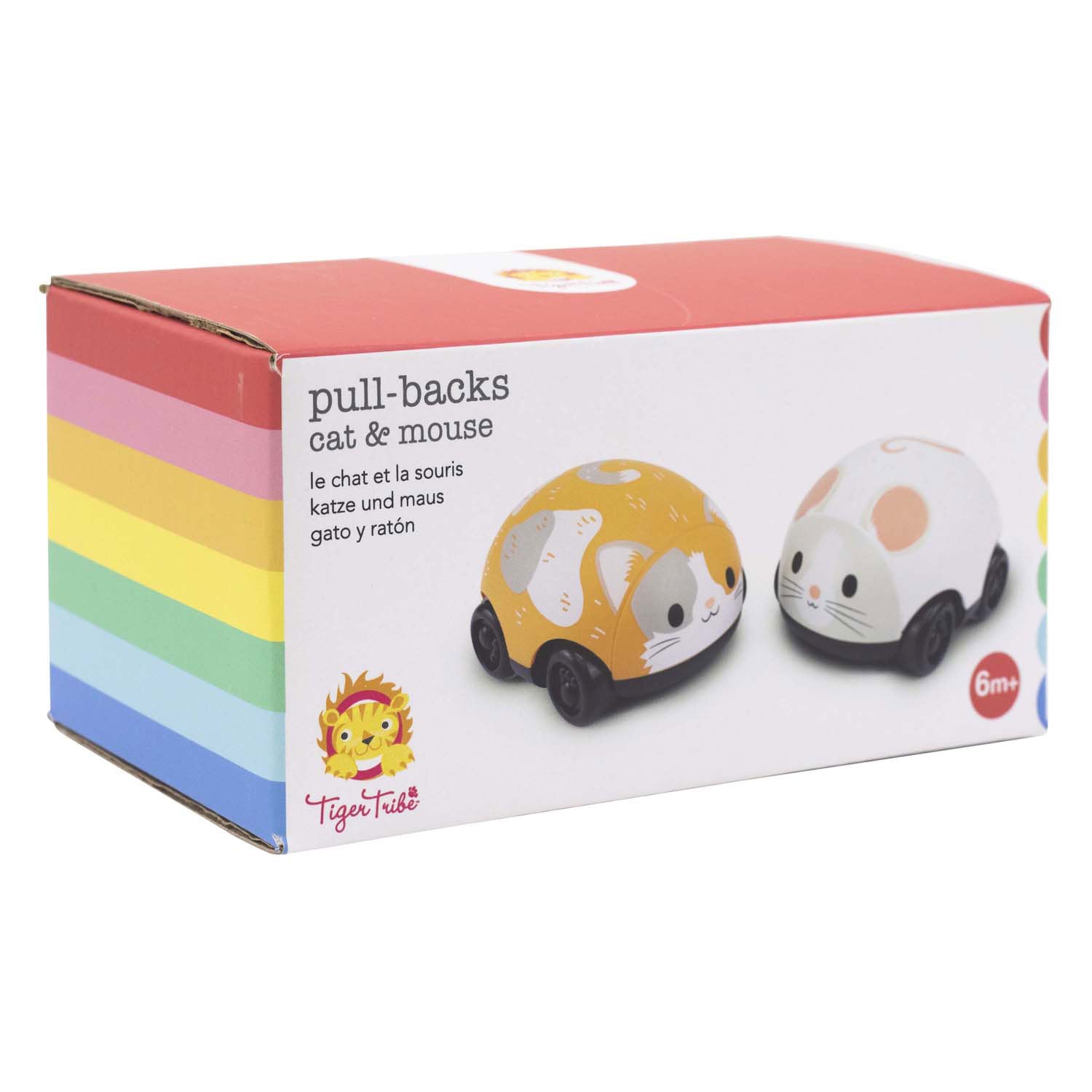 Selecta Pull-Back Vehicles - Cat and Mouse
