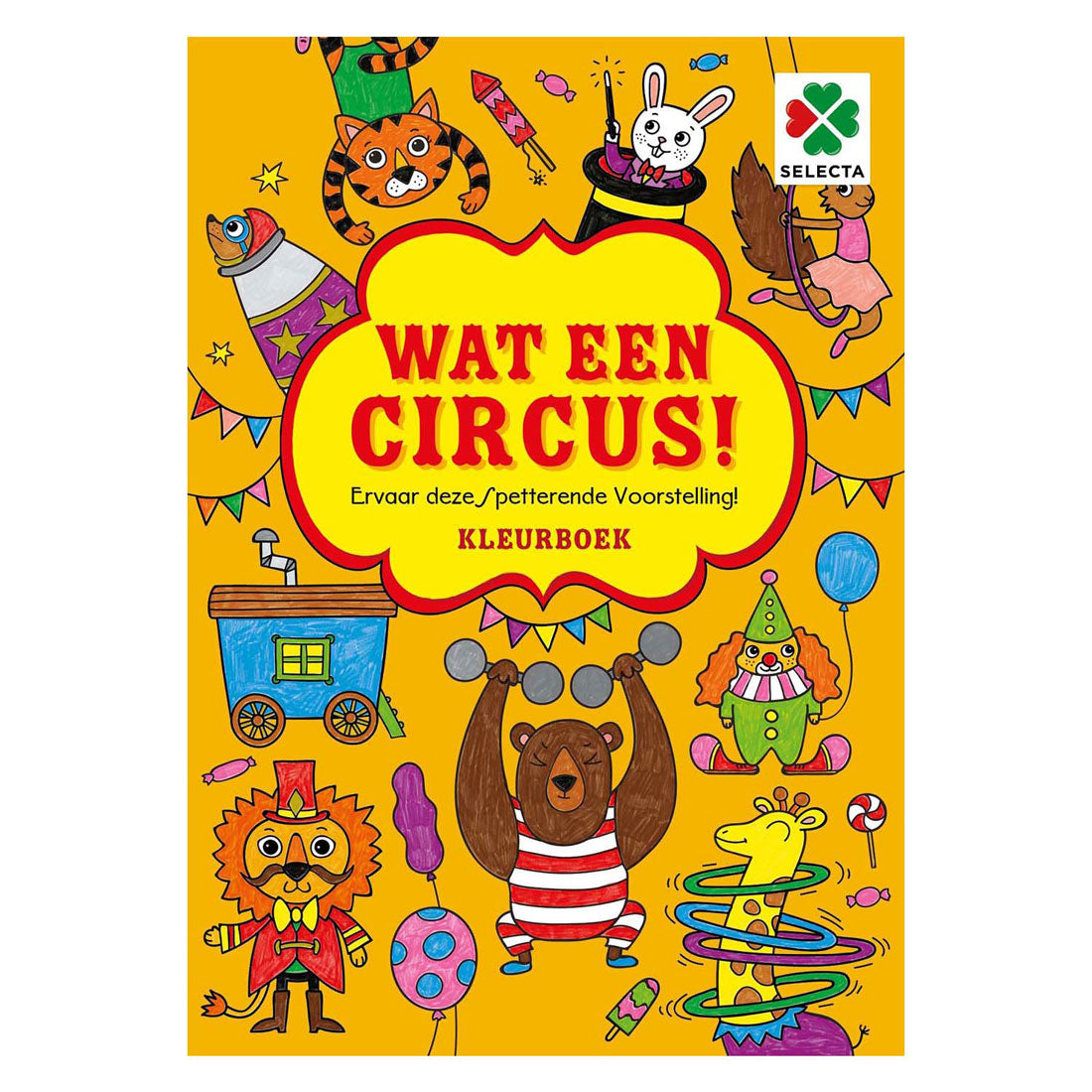 Selecta quoi en cirque! livre de coloriage