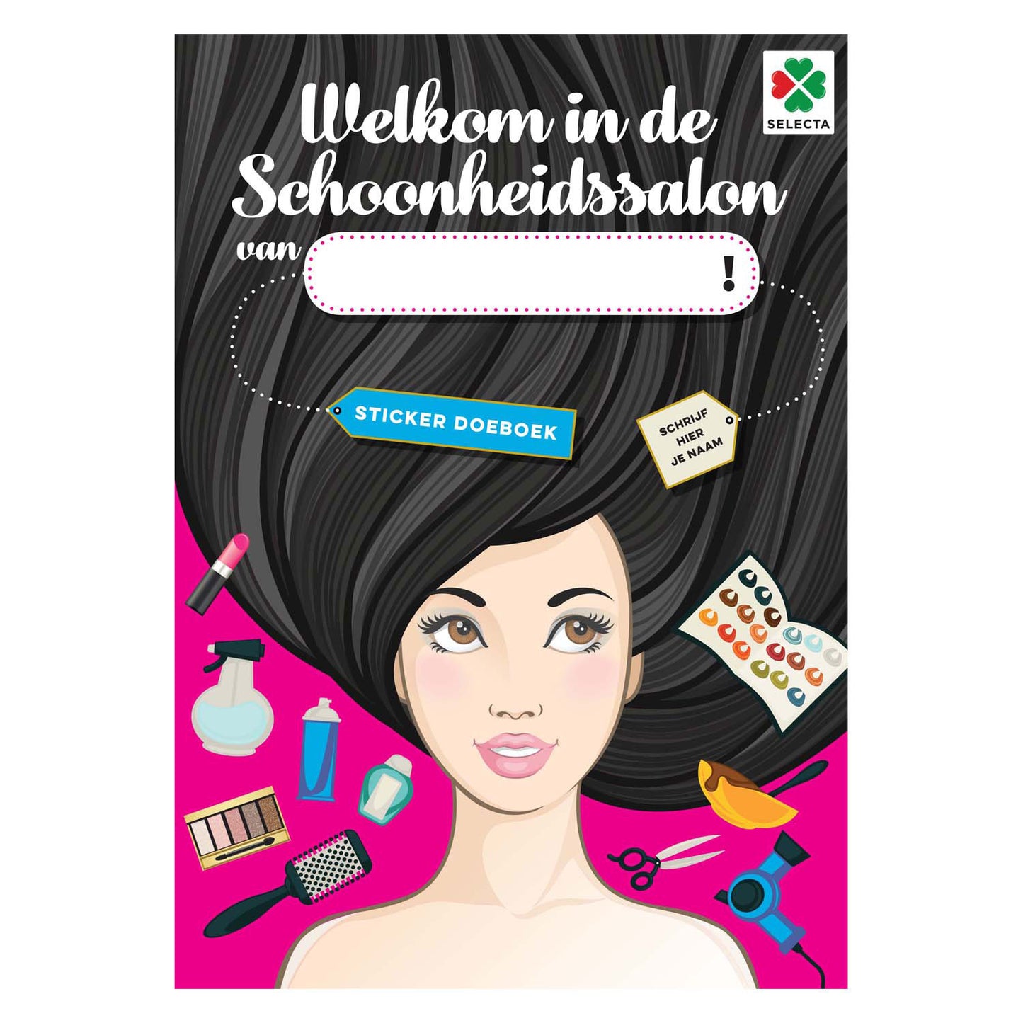 Selecta bienvenue dans mon stickerboek de schoonheindsalon