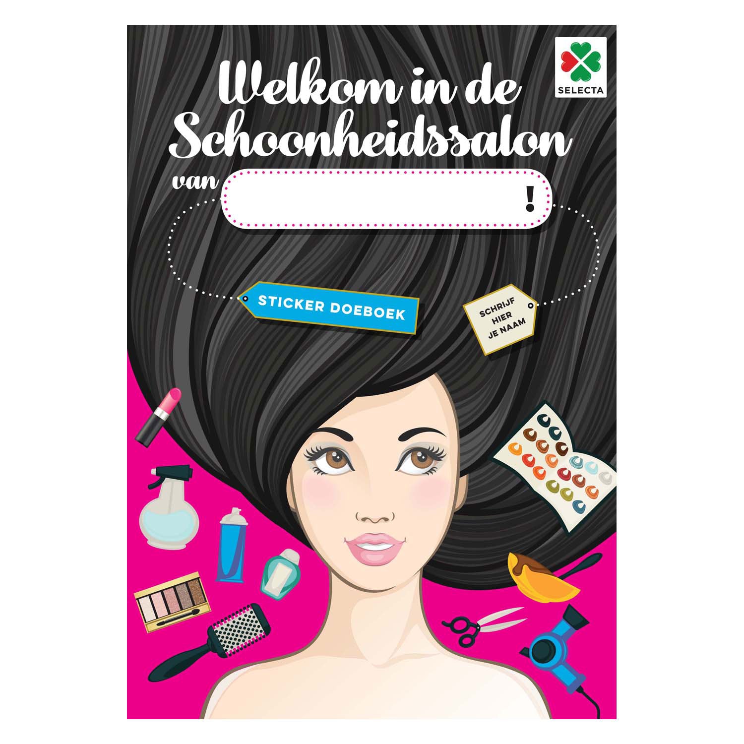 Selecta bienvenue dans mon stickerboek de schoonheindsalon