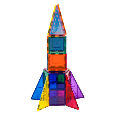 Selecta Picassotiles Rocket Booster - Tiles de construction magnétiques, 32dlg.
