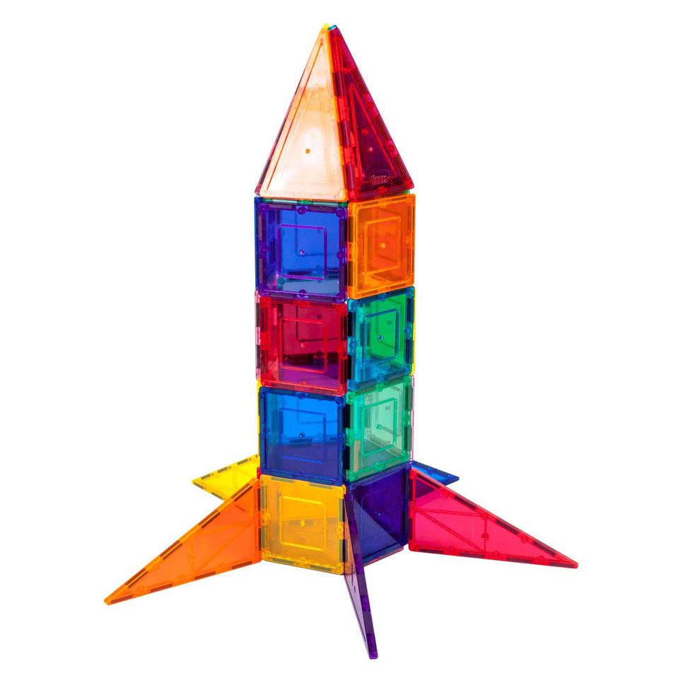 Selecta Picassotiles Rocket Booster - Tiles de construction magnétiques, 32dlg.