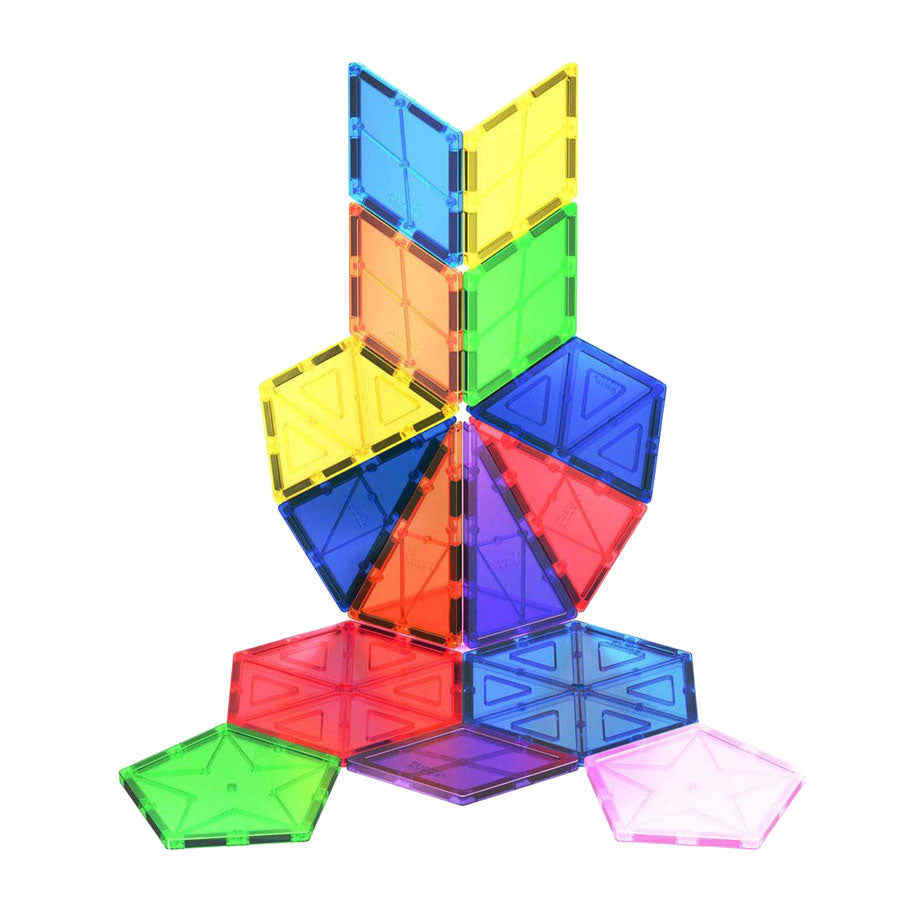 Selecta Picassotiles Géométrie - carreaux de construction magnétiques, 16dlg.