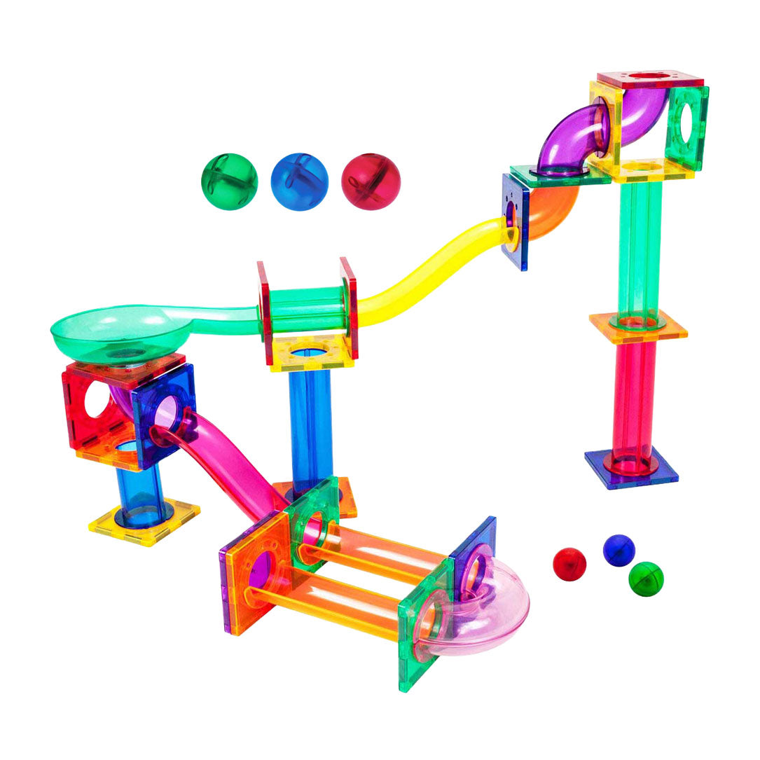 Circuit à billes Selecta picassotiles - tuiles de construction magnétiques - 50 pcs.