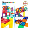 Piste de billes et piste de course Selecta picassotiles - tuiles de construction magnétiques - 108 pcs.