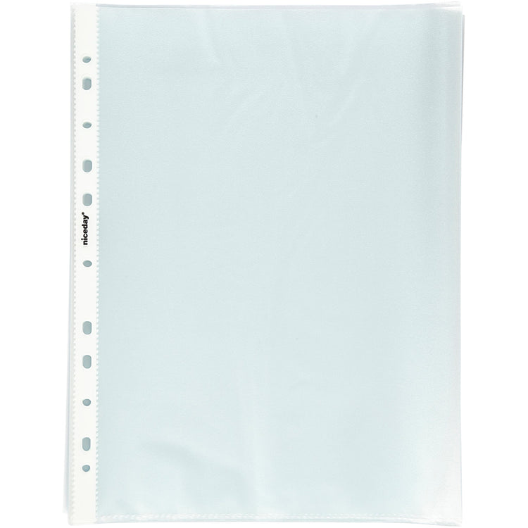 Couvertures d'insert en plastique, A4, feuille 210x297 mm, 100 pièces 1 boîte