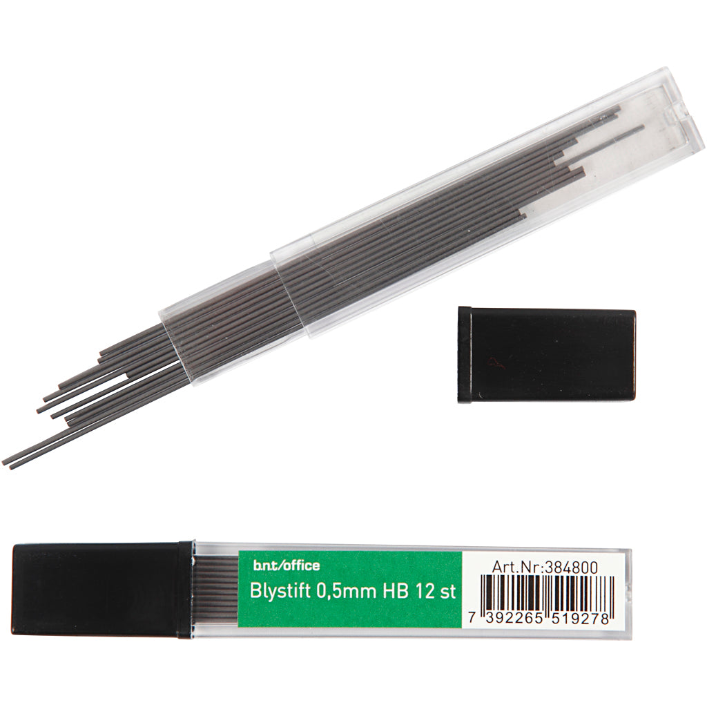 Recharge pour crayon, épaisseur 0,5 mm, 24x12 pièce 1 boîte