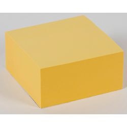 Notes office depot 76x76mm jaune autocollant repositionnable 400 feuilles