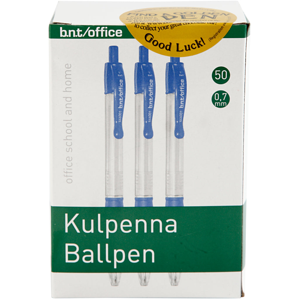 Stylo à bille, 50 pièces 1 boîte
