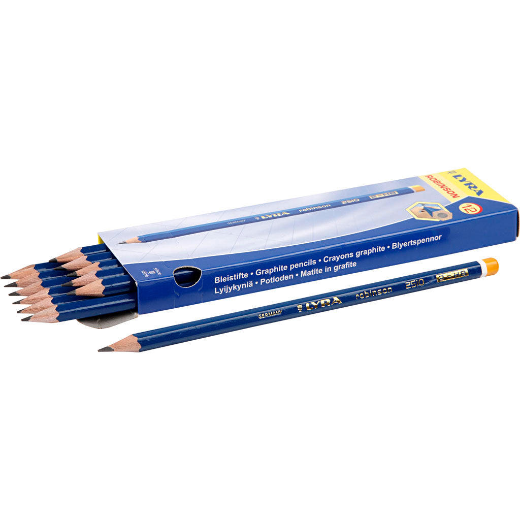 Crayons Lyra Robinson, D 6,8 mm, HB, remplissage de 2 mm, 12 pièces 1 boîte