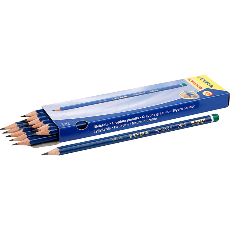 Crayons Lyra Robinson, D 6,8 mm, H, remplissage de 2 mm, 12 pièces 1 boîte