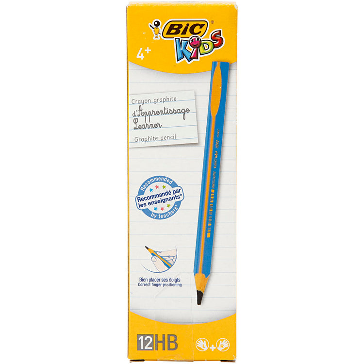 Crayons BIC, L: 14 cm, épaisseur 10 mm, remplissage de 4 mm, 12 pièces 1 boîte