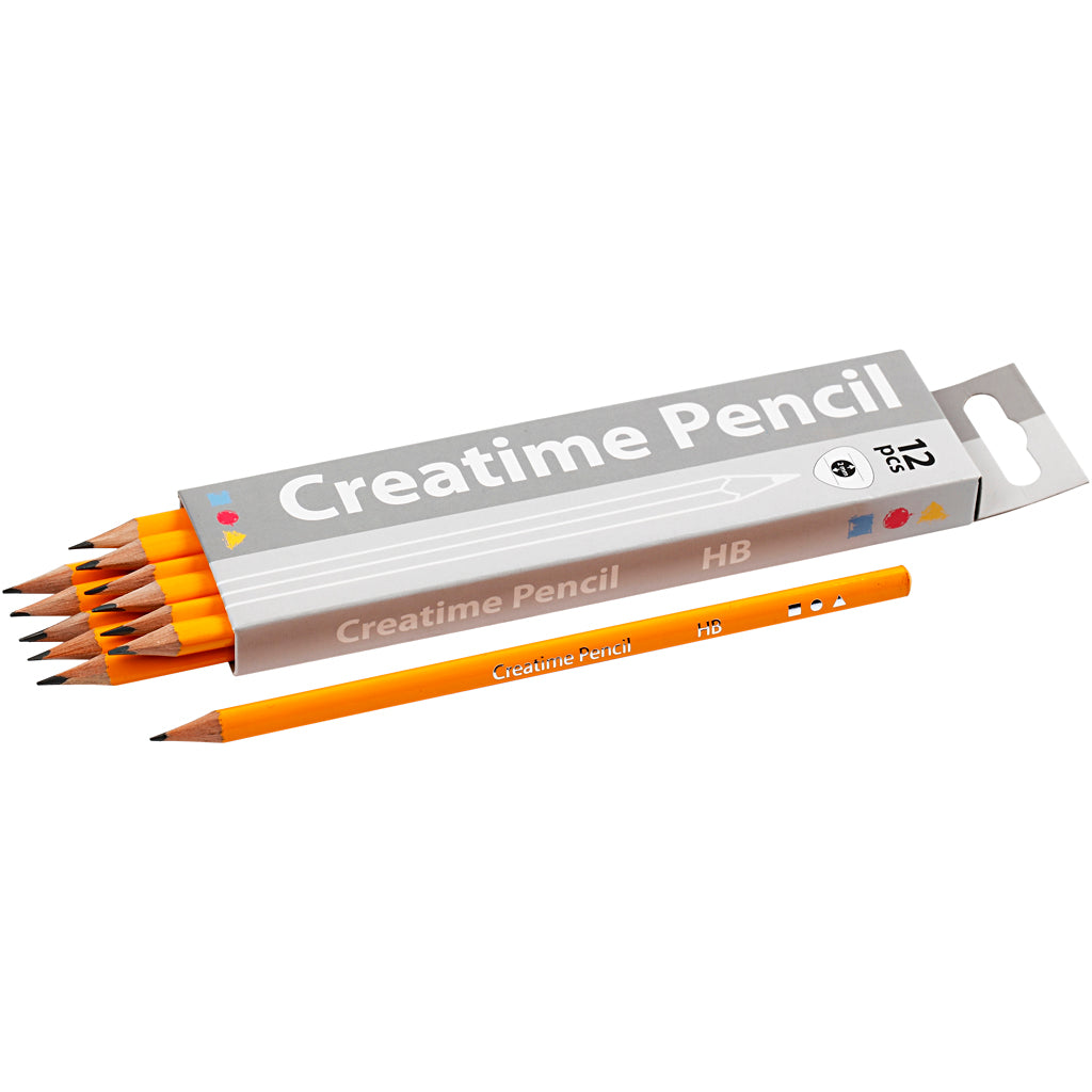 Crayons HB Dureté - Épaisseur 7 mm, 12e.